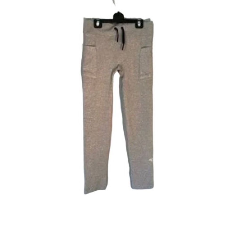 Umbro boys soccer leggings with pockets front tie gray size small
